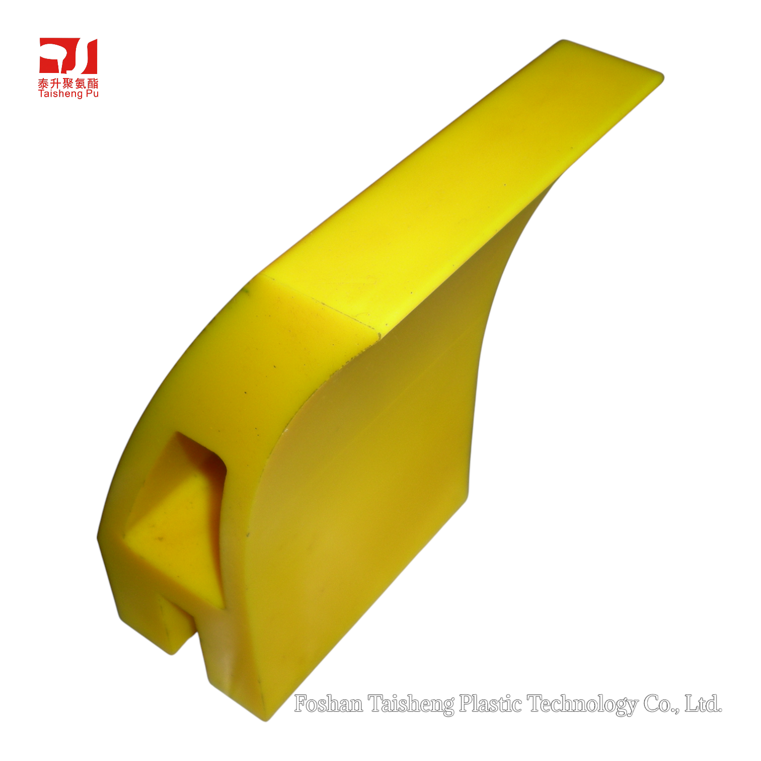 Yellow polyurethane industrial scraper blade