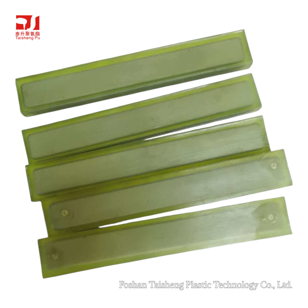 Polyurethane scraper squeegee blades.